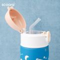 Scoora Zoy Botol Tumbler Stainless Sedotan Straw Cup. 
