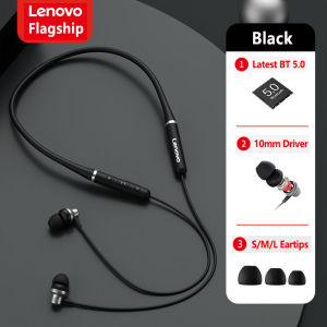 Lenovo XE05 Wireless Bluetooth 5.0 Earphone Stereo Noise Reduction Earbuds Waterproof Sports Headset Magnetic Neckband Headphone With Mic for IOS Android Universal
