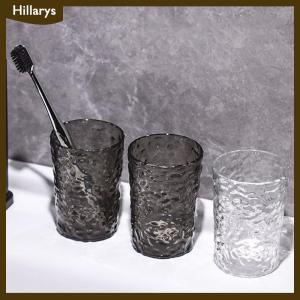 [Hillarys] Plastic Mouthwash Toothbrush Cup With Handle Home Bathroom Tumblers Portable Mug Transparent Toothbrush Holder