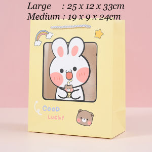 Paper Bag Good Luck | Goodie Bag | Tas Souvenir | Tas Ulang Tahun Transparan | Tas Kado