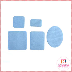 Biblio 5PCS/Set Jeans Patch Iron on Patches for Clothing Repair Pants Knee Repairs Applique Denim Patch