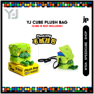 [JPEARLY] YongJun YJ Cube Plush Bag | Speedcuber Bag | Keychain Cube Bag | Cube Storage | Speedcubing