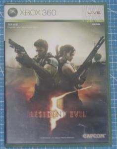 resident evil 5 xbox 360 cd game