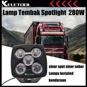 280 Watt Lampu Tembak Sorot LED & Lampu Sorot Off Road 5 Mata