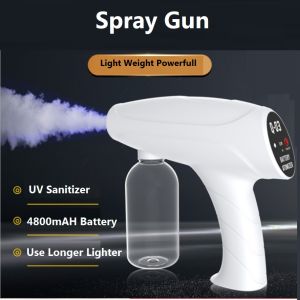 New Model Battery spary gun wireless Bluray spray gun Sanitizer UV disinfection Type C Atomizer 320ml 消毒枪无线喷雾