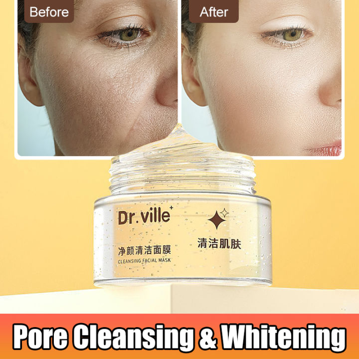 Dr.ville Facial Mask Deep Cleaning Blackhead Remover Pore Cleanser Keep Your Skin Silky Smooth