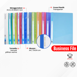 Eagle Files Business File Bisnis File Kantong Map Tempat Dokumen Snelhecter Map Acco Plastik A4 Folio Isi 12 Pcs
