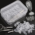 20pcs Silicone Screw On Nose Pads Brace Support For Glasses Sunglasses Support Nose Pads Eyewear Accessories. 