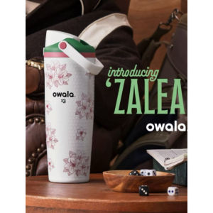 Owala FreeSip Sway 30oz Azalea Stainless Steel Water Bottle Insulated Leak- Proof BPA-Free