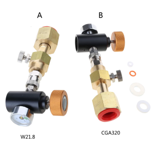 Corrosion Resistant Sodas Maker Coupler Easy Installation Adapter Copper Texture Suitable for Home or Restaurant Use