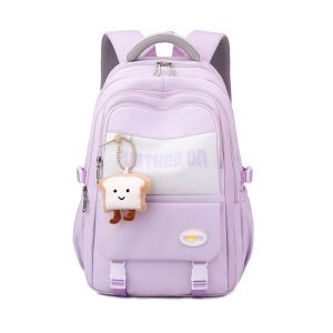 Balo đi học nữ cấp 2 3 thời trang ulzzang hàn màu ghép pastel vải cao cấp chống nước vừa laptop 9731