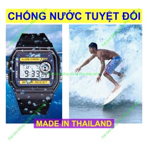 Đồng Hồ Điện tử CA.S|.O Thể Thao 9 SX tại Thailand Chống Nước Tuyệt Đối Pin Lâu 7 Năm Đầy Đủ Chức Năng CH02
