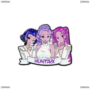 [COD] ZNPNXN Happy Blue Cat Pin Fantasy Hunter Team Brooches Woman Men Backpack Accessories Bags Badge Lapel Jewelry Accessories Gift