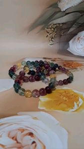 KRISTAL SG: Colourful Fluorite. 彩萤石手链