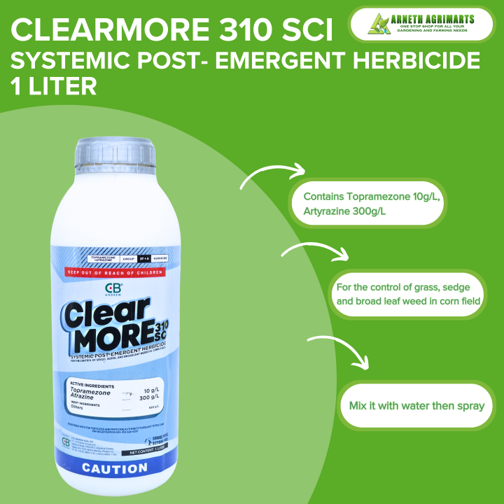 CLEAR MORE 310 SC HERBICIDE 1 LITER | Lazada PH