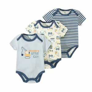 BabyZoom Baby Onesies Cute 3pcs Set Cotton Romper Bodysuits Onesie Boy Girl Clothes Set Newborn Outfit 0-12M Comfortable Soft Cotton 6 Designs Cod Gift Set Free Shipping