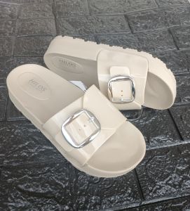 Sandal Slop HiloS Wanita Karet Matte Polos Warna Solid - Ukuran 36-41