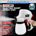 JOUSTMAX JST81001 800ml High Pressure Electric Paint Sprayer Spray Paint Gun Mesin Cat Kereta Mesin Pengecat. 