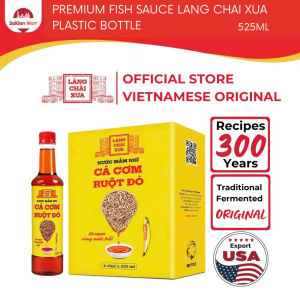 Premium fish sauce Lang Chai Xua plastic bottle 525ml - 300 years of traditional craftsmanship