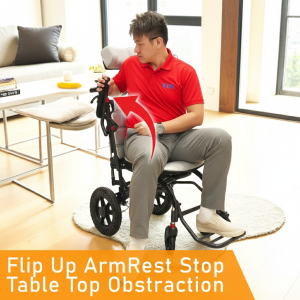 ViN-Q19 Travel Recliner Pushchair Flip-up Armrest & Footrest Adjustable Headrest Cabin Approved Size