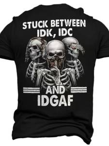 2025 Mens trendy fashion 3D Digital Alphabet Series Print T mens round-neck shirt T Shirts suitable for outdoor use