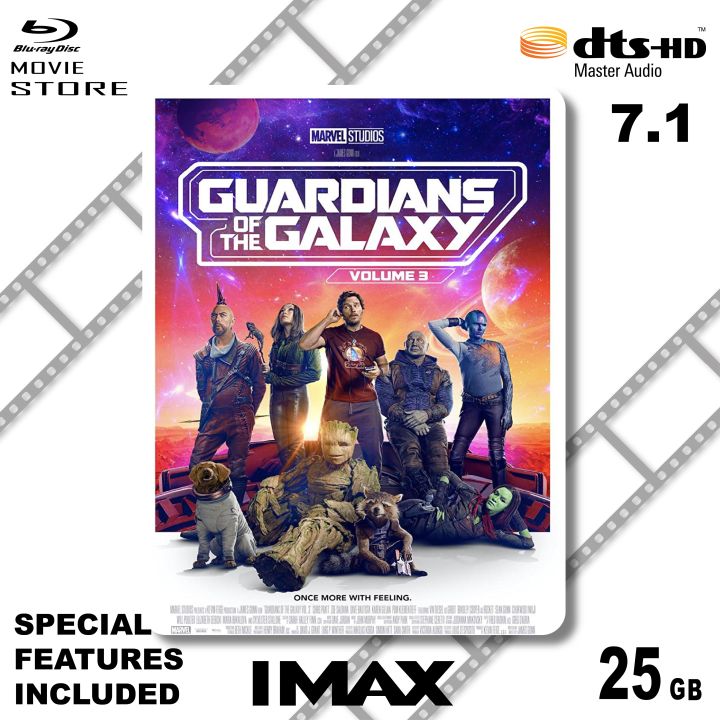 Bluray English Movie IMAX VERSION Guardians Of The Galaxy Vol 3 (2023