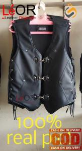 Jaket kulit Rompi Kulit Leather Syntetic/ Rompi Touring /ADV/NMAX/jaket rompi