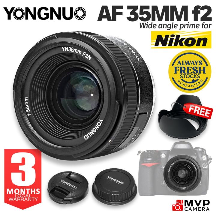 Lens Yongnuo Yn35mm F1 YONGNUO YN 35mm F2 Autofocus Lens For Nikon