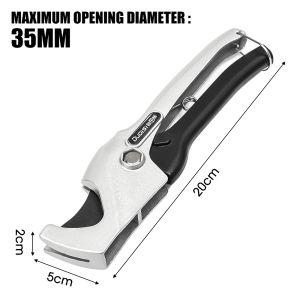 0-75mm Professional Pipe Cutter Machine Water Pipe Cutter Tool SK5 Steel Blade Suitable for PVC//PPR/PU/PP/PE Pipe Fast Cutting Hand Tool