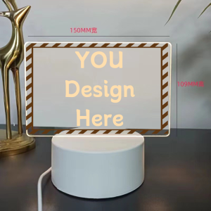 (DIY) Acrylic LED Night Lights for Custom Photos - Ideal for Night Tables and Table Lamps. Meaningful Gifts to Preserve Beautiful Moments. Birthday Present with