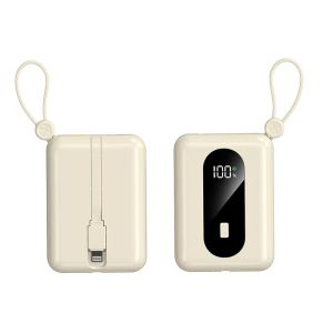 PD20W Super Fast Charging Power Bank 20000mAh Powerbank 2 in 1 Cable Suitable for iPhone 15