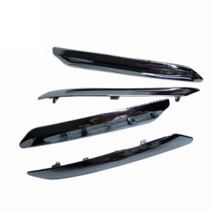 Front Rear Bumper Decorative Covers 4PCS ABS Automotive Exterior Trim Bumper Enhancement Strips Suitable for C5