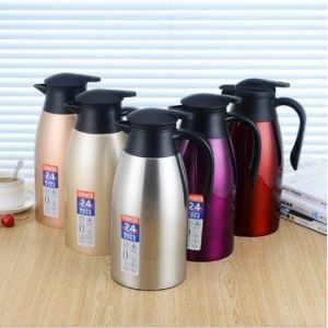 READY STOCK Stainless Steel Vacuum Carafe 2L Thermos Flask SUS304 Jug Bekas Air Panas Karaf Termos Jar 2.0L