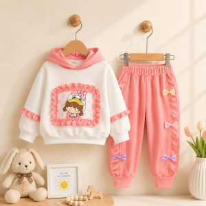 Setelan jaket anak perempuan terbaru baju anak 1-6 Tahun baju anak perempuan lucu