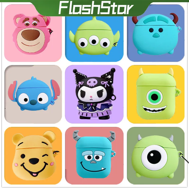 AirPods Silicone Case Kuromi Disney Cute Cartoon Case Airpods Pro