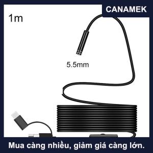 【CANAMEK】 3 trong 1 USB Type-C nội soi kiểm tra borescope 5.5 7 8 mét ống kính HD máy ảnh IP68