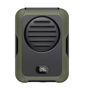 Wearable Belt Fan Portable Clip Fan 2000mAh Travel Fan ABS Texture Waist Fan Suitable for Outdoor Camping and Travel