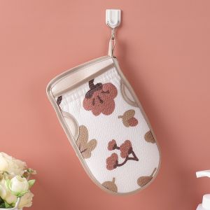 PaulWeekend Dual-Function Bath Scrubber with Loofah for Deep Cleansing and Smooth Skin
