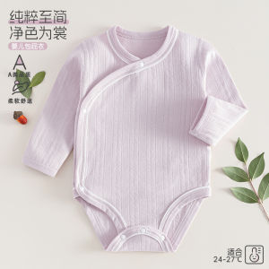 Baby romper made of pure cotton a Baby-style autumn clothing long-sleeved newborn jumpsuit triangle romper autumn outfit