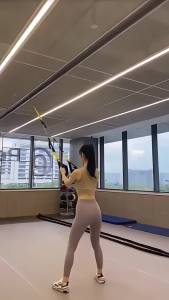 AE Direct Supply TRX Suspension training strap for home use resistance rope yoga fitness equipment single bar suspension trx Resistance band