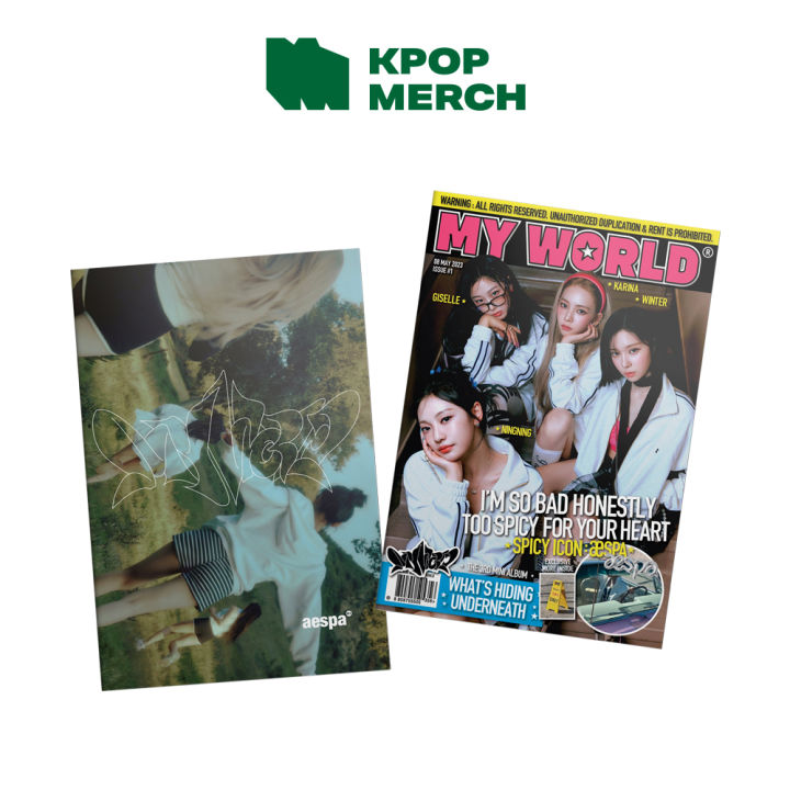 aespa 3rd mini Album [ MY WORLD ] ZINE Version. Lazada PH