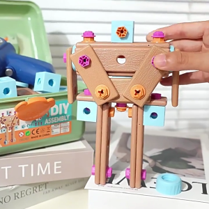 DIY Engineering Playset With Screwdriver Almonds Screws Develop Problem Fixing Skills Permanent Plastic Prekindergarten Learning Toy