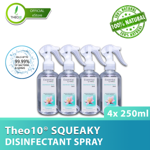 Theo10® Disinfectant - Kills up to 99.999% Bacteria and Germs - Suitable for All Hard Surfaces - 100% Natural and Water-Based