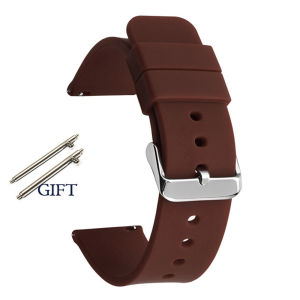 Quick Release Rubber Watch Band 18mm 20mm 22mm 24mm Watchstrap Waterproof Soft Silicone Bracelet Band Refit Watch Accessories