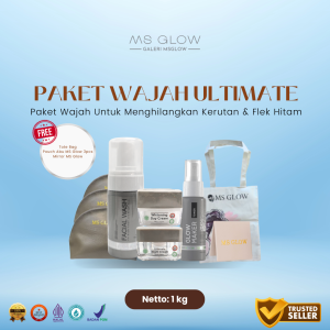 Ms Glow Paket Wajah Ultimate - 4 Item