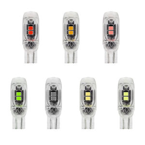 ไฟเลี้ยวรถจักรยานยนต์ ไฟกระพริบ LED (สว่างมาก) ไฟหรี่ ไฟส่องป้ายทะเบียน ไฟแผนที่ T10 5SMD (ราคาต่อ 1คู่ หลอด)