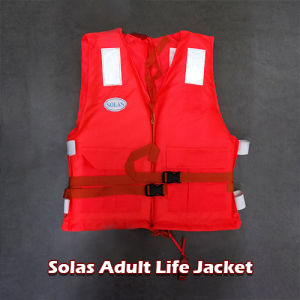 Jaket Keselamatan SOLAS / SOLAS Life Jacket – Saiz Bebas & Tali Boleh Laras / Free-Size & Adjustable Straps