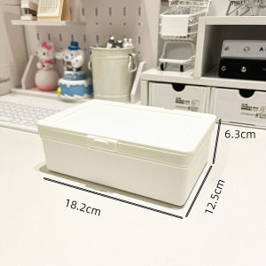 OnlineStore กล่องใส่เครื่องเขียน กล่องพลาสติก กล่องใส่ปากกาดินสอ จัดเก็บอุปกรณ์เครื่องเขียน