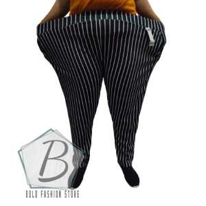 Celana Model Luna Ukuran Super Jumbo Motif Salur