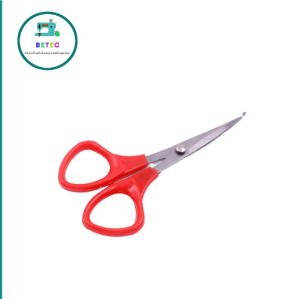 กรรไกรปลายโค้งสีชมพู ความยาว 3.5นิ้ว 4.5นิ้ว  กรรไกรปลายงอ กรรไกรตัดเส้นด้าย ปลายโค้งเเหลมคม คมกริบ